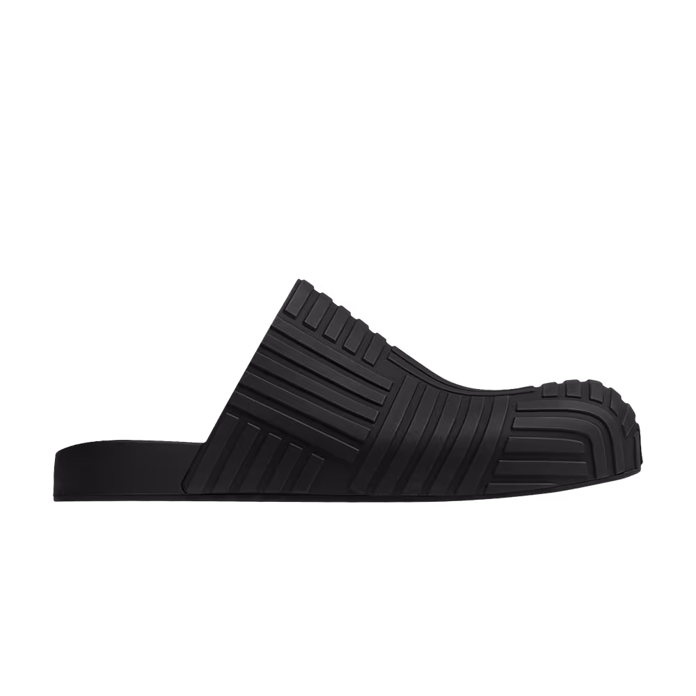 Bottega Veneta Rubber Clog Slide Black