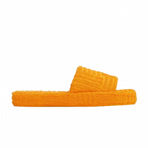 Bottega Veneta Wmns Resort Sponge Slide 'Tangerine'