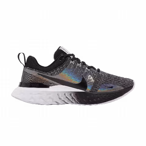 Nike Wmns React Infinity Run Flyknit 3 Premium 'Black Zebra Iridescent'