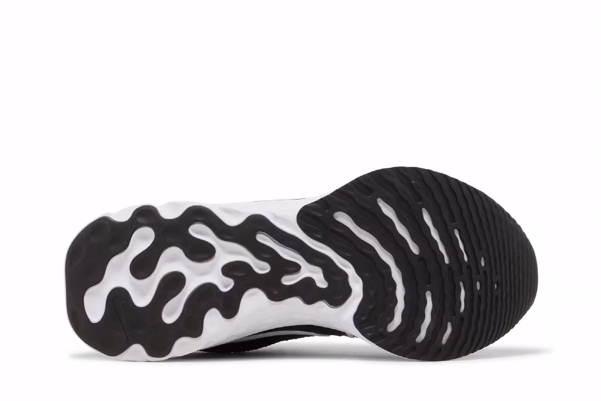 Nike Women's React Infinity Run Flyknit 3 Black White, view 5