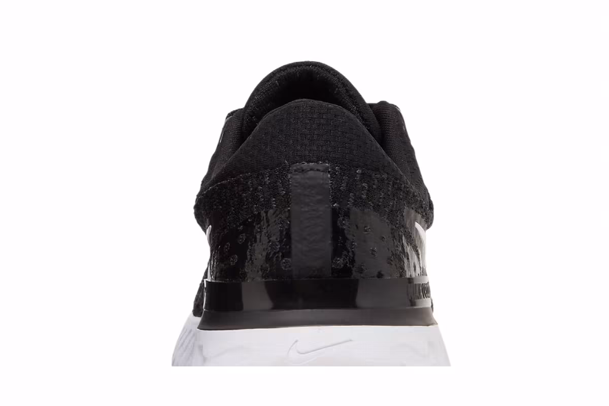 Nike Women's React Infinity Run Flyknit 3 Black White, view 8
