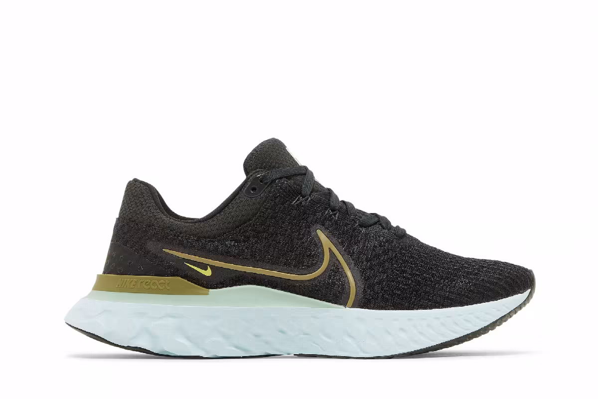 Nike React Infinity Run Flyknit 3 Night Forest Enamel Green, view 2