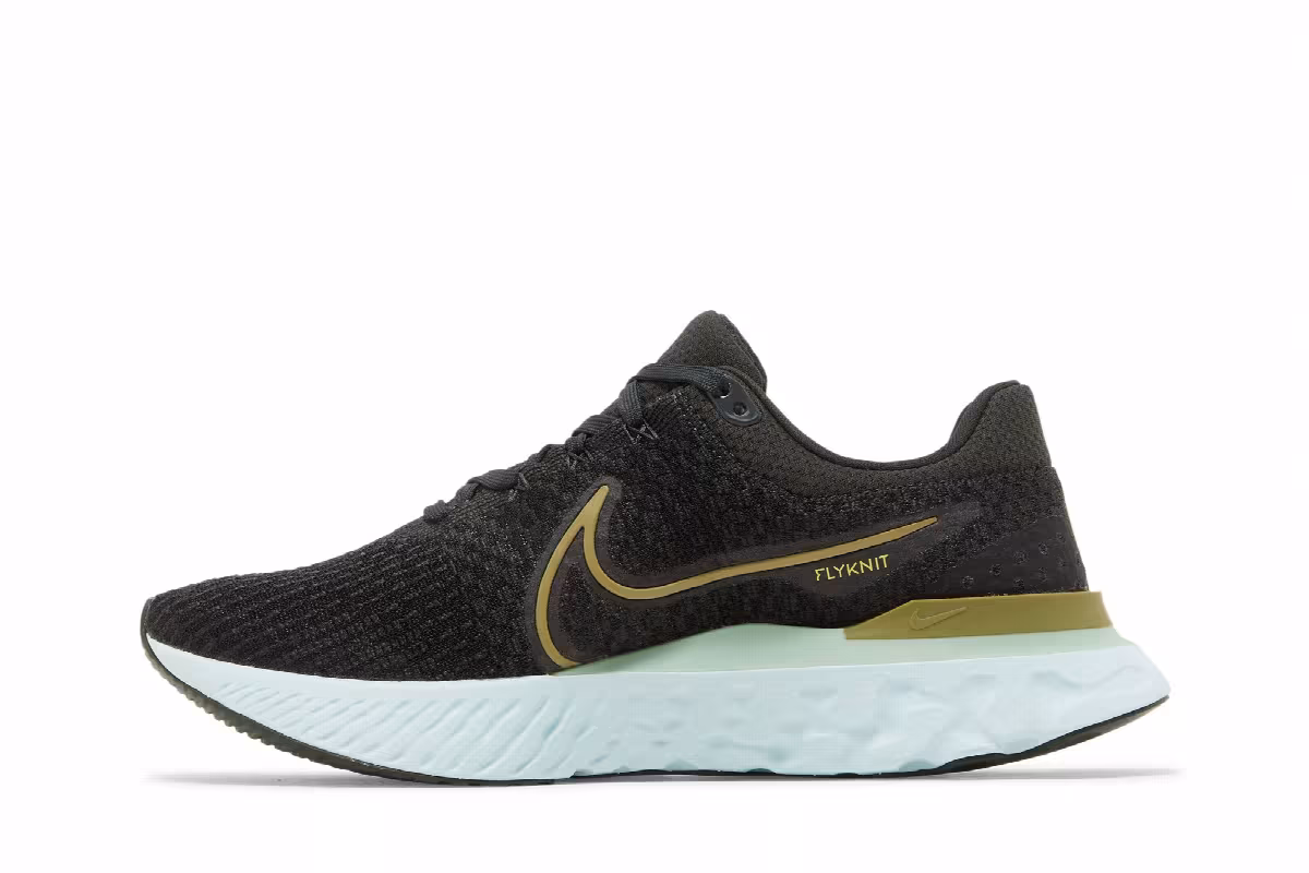 Nike React Infinity Run Flyknit 3 Night Forest Enamel Green, view 4