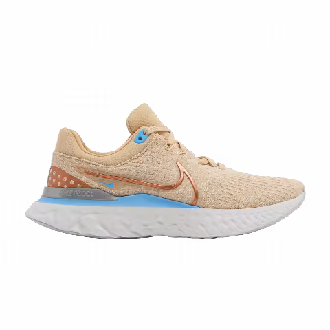 Nike Wmns React Infinity Run Flyknit 3 'Sesame Metallic Copper'