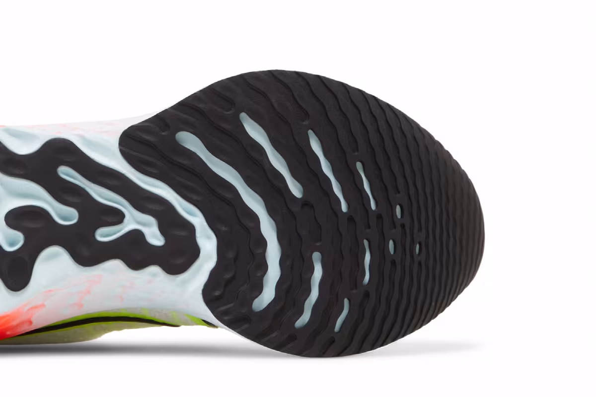 Nike Women's React Infinity Run Flyknit 3 White Volt, view 6