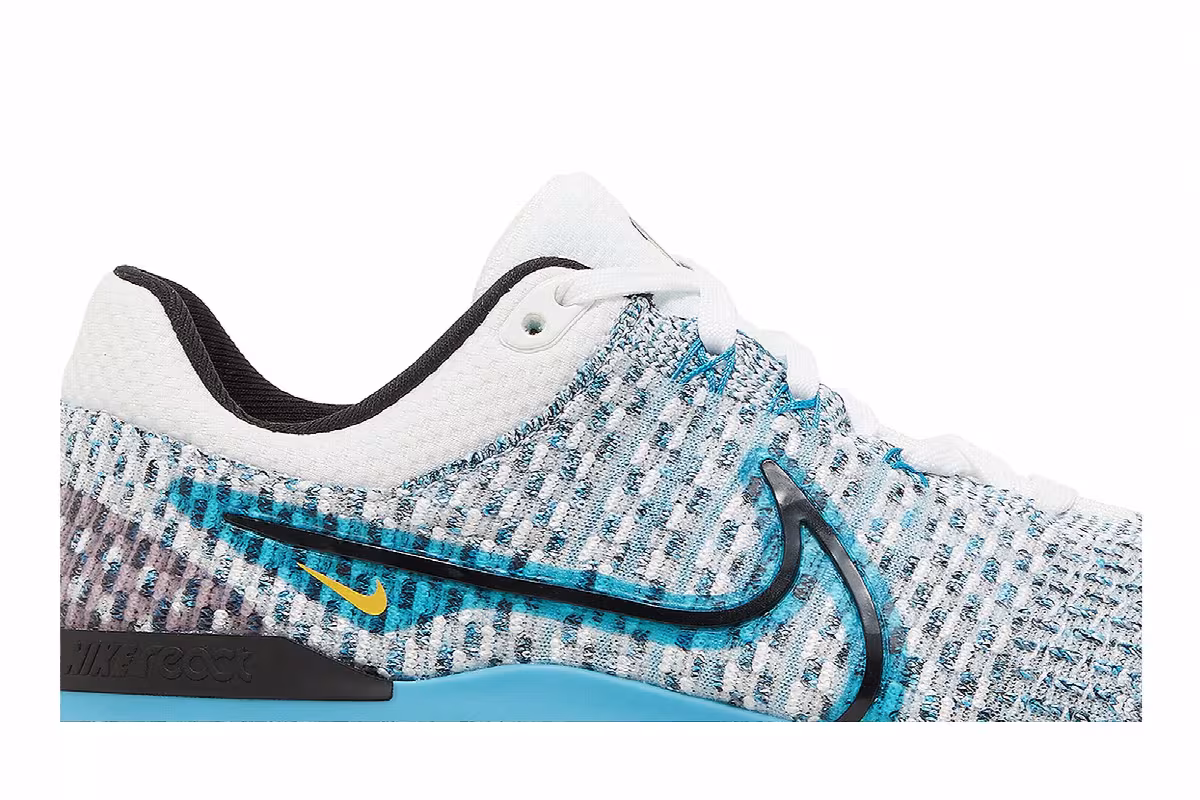 Nike React Infinity Run Flyknit 3 White Blue Orbit, view 3