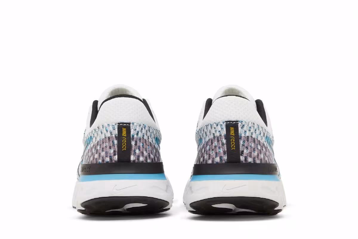 Nike React Infinity Run Flyknit 3 White Blue Orbit, view 7