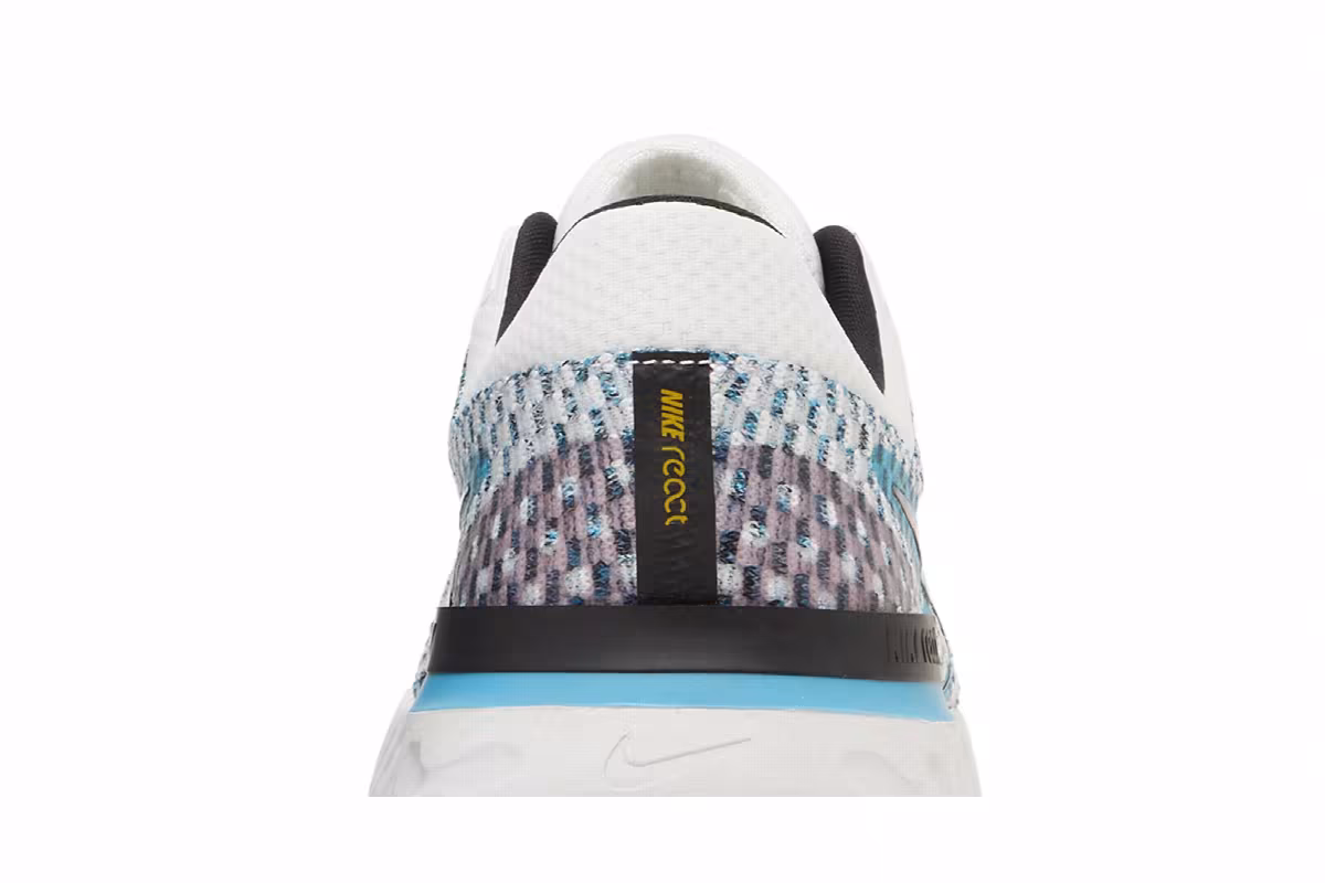 Nike React Infinity Run Flyknit 3 White Blue Orbit, view 8