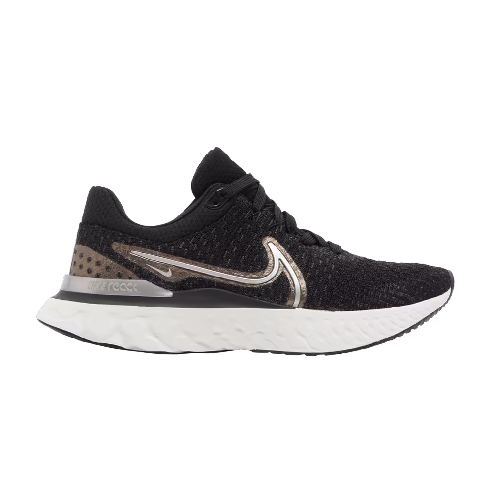 Nike Women's React Infinity Run Flyknit 3 Black Metallic Copper