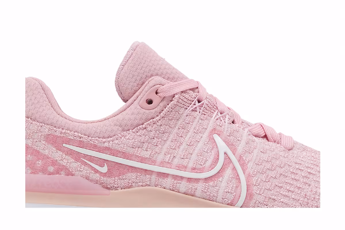 Nike Women's React Infinity Run Flyknit 3 Pink Glaze, view 3