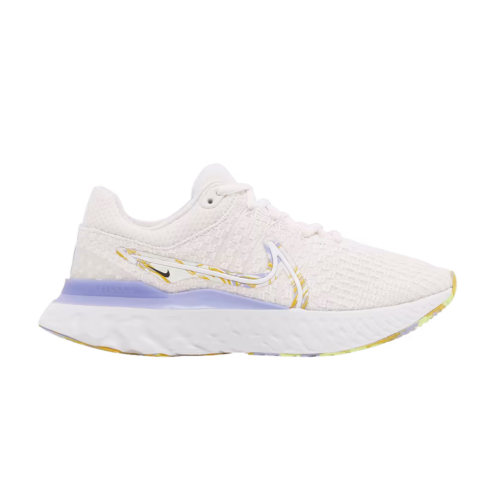 Nike Women's React Infinity Run Flyknit 3 Premium Light Soft Pink Marble