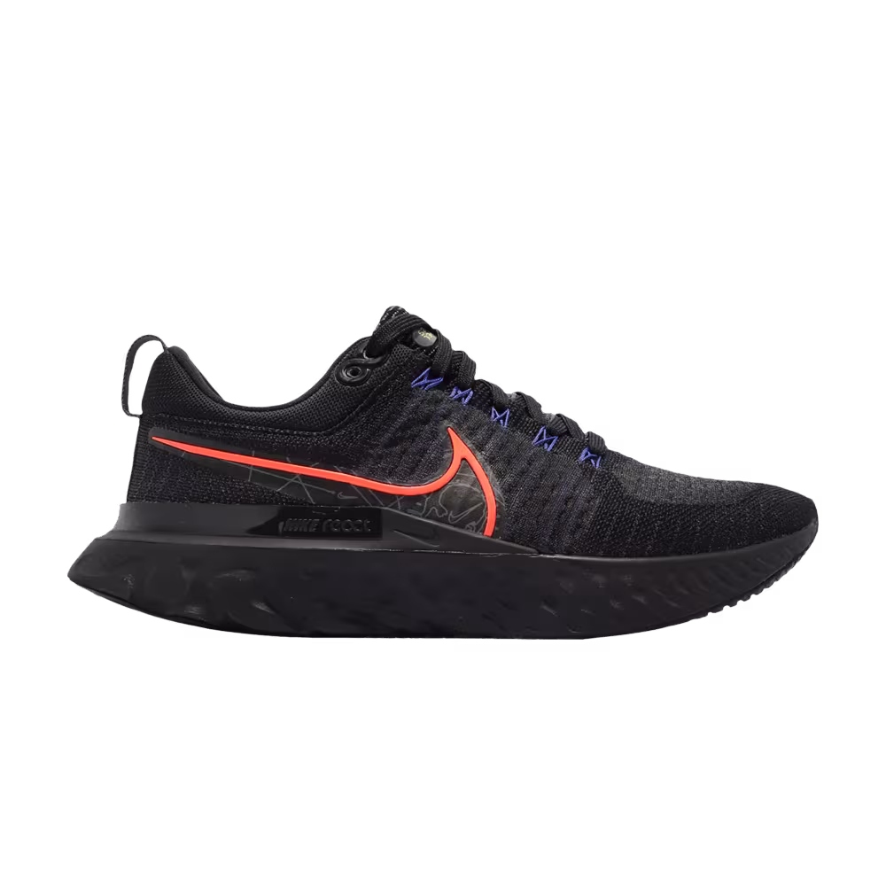 Nike React Infinity Run Flyknit 2 Black Hyper Orange