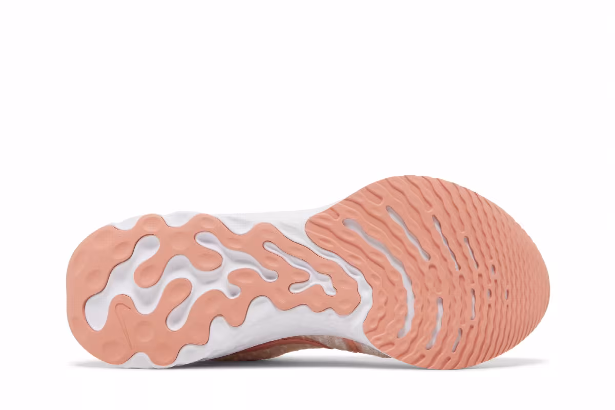 Nike Women's React Infinity Run Flyknit 3 Sail Light Madder Root, view 5