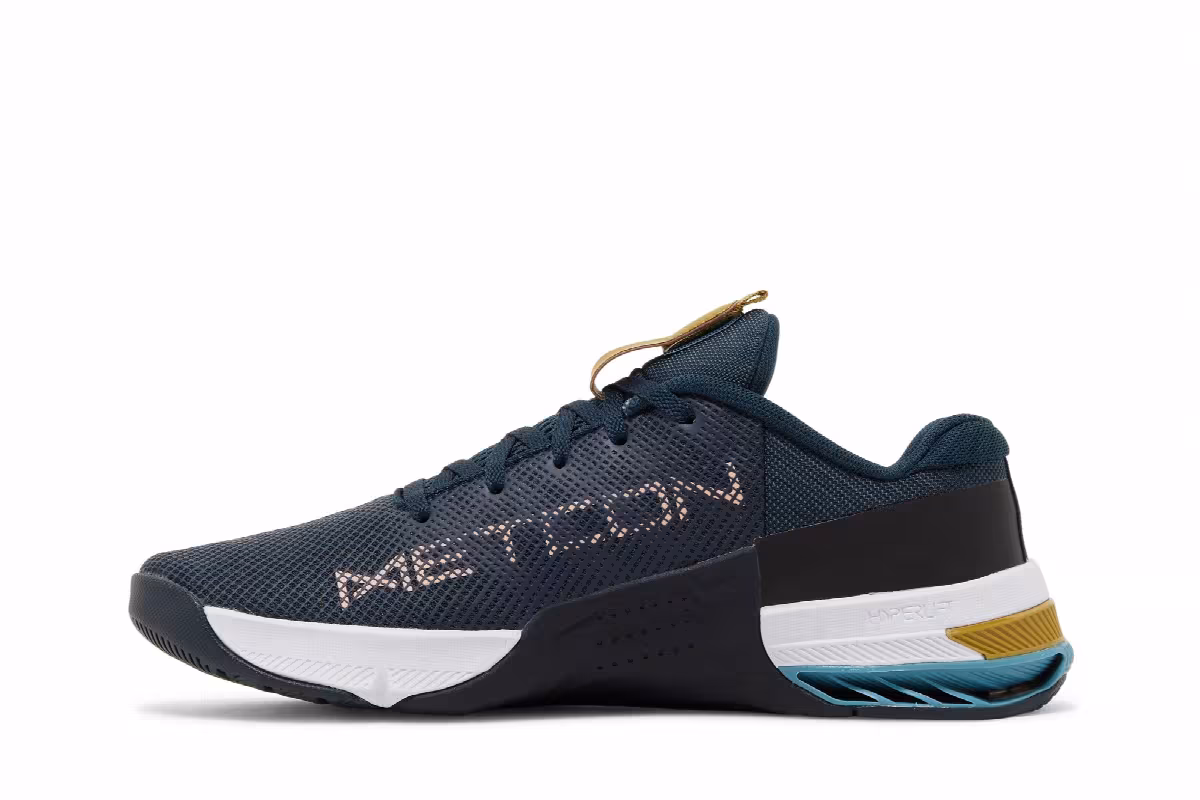 Nike Metcon 8 Armory Navy Arctic Orange, view 4