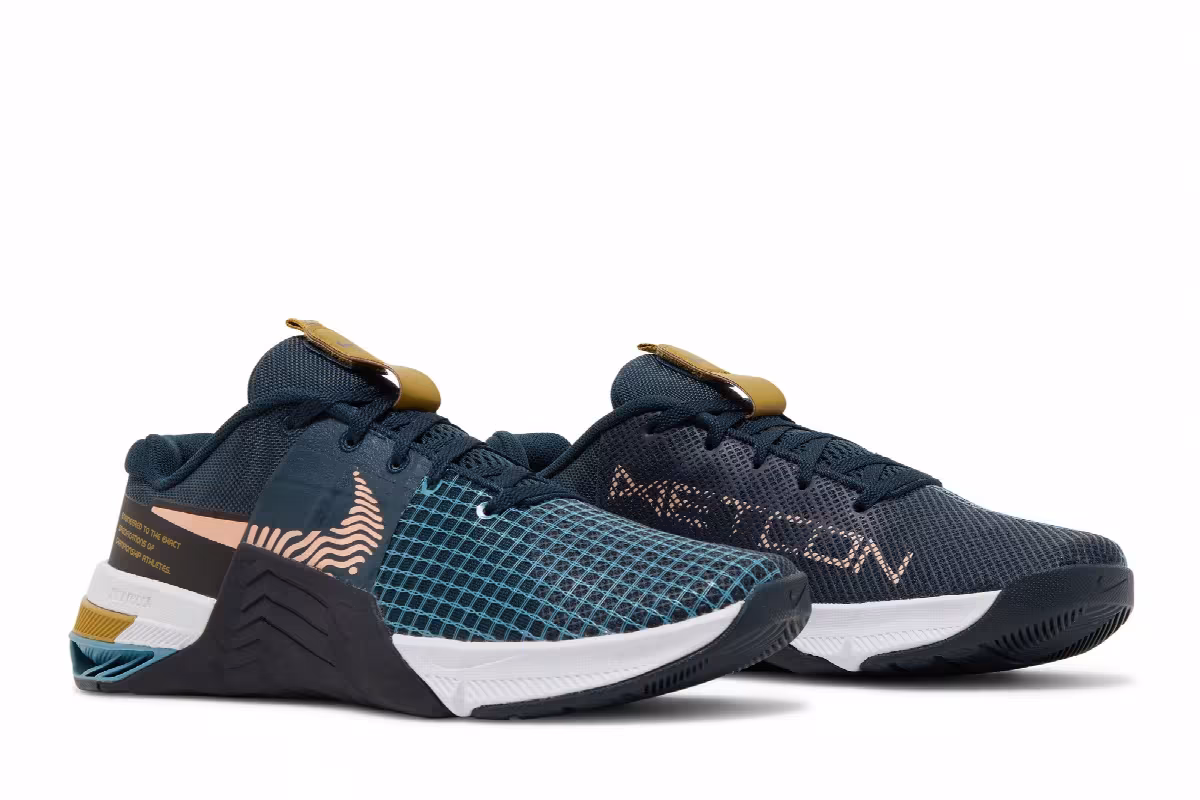 Nike Metcon 8 Armory Navy Arctic Orange, view 9