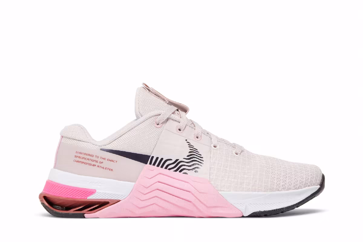 Nike Women's Metcon 8 Barely Rose, view 2