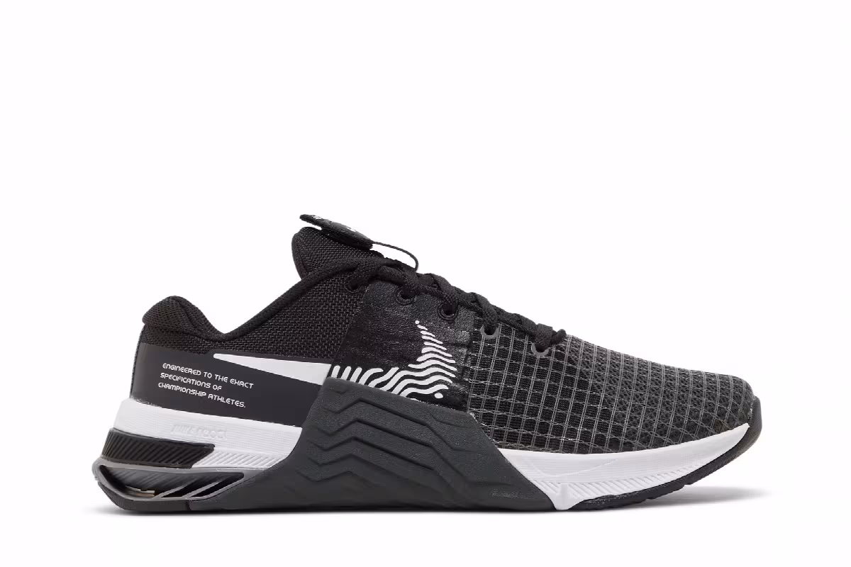 Nike Women's Metcon 8 Black Dark Smoke Grey, view 2