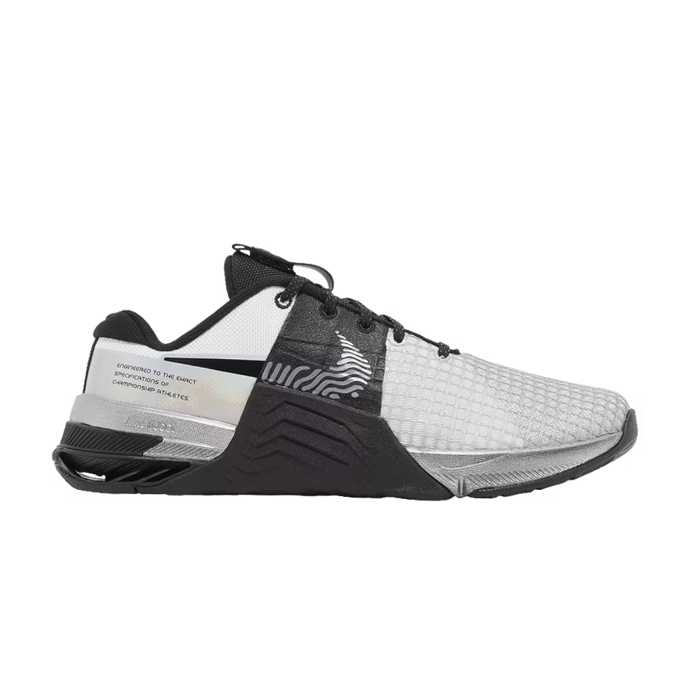 Nike Women's Metcon 8 Premium White Black Iridescent