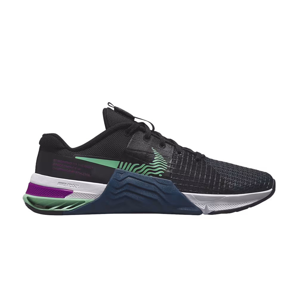 Nike Women's Metcon 8 Black Valerian Blue
