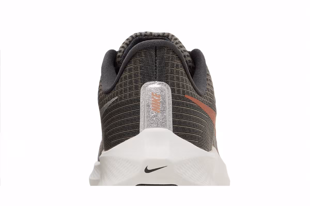 Nike Women's Air Winflo 9 Grey Metallic Copper, view 8