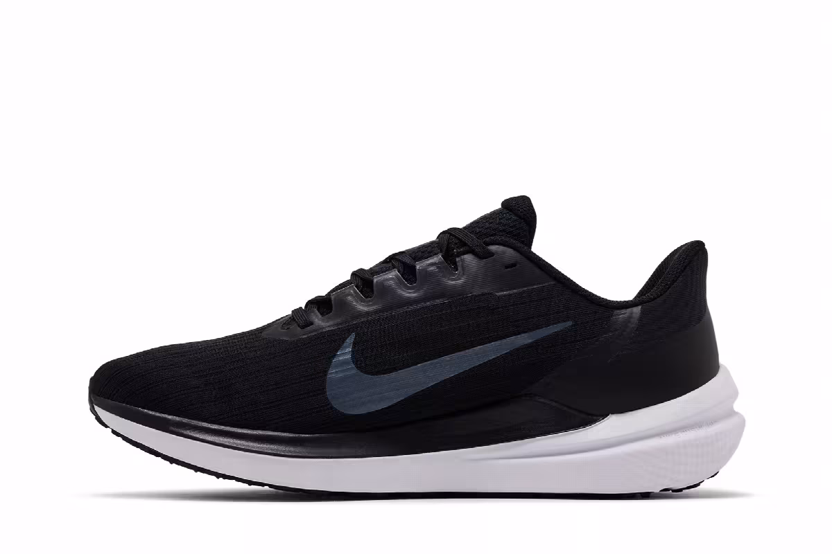 Nike Air Winflo 9 Black Dark Smoke Grey, view 4