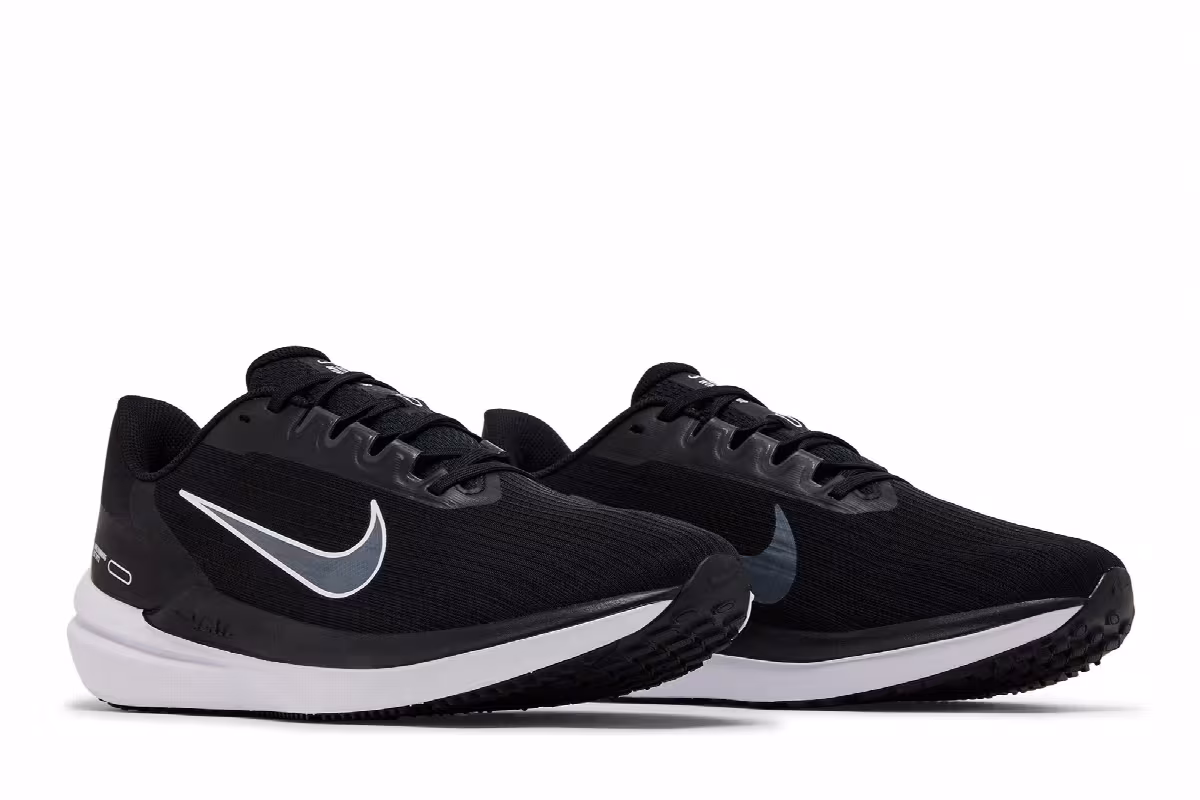Nike Air Winflo 9 Black Dark Smoke Grey, view 9