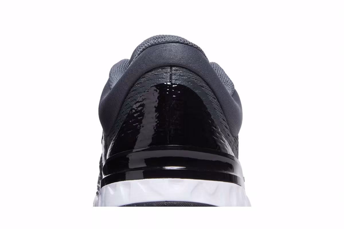 Nike Alpha Huarache Elite 4 TF Black White, view 8