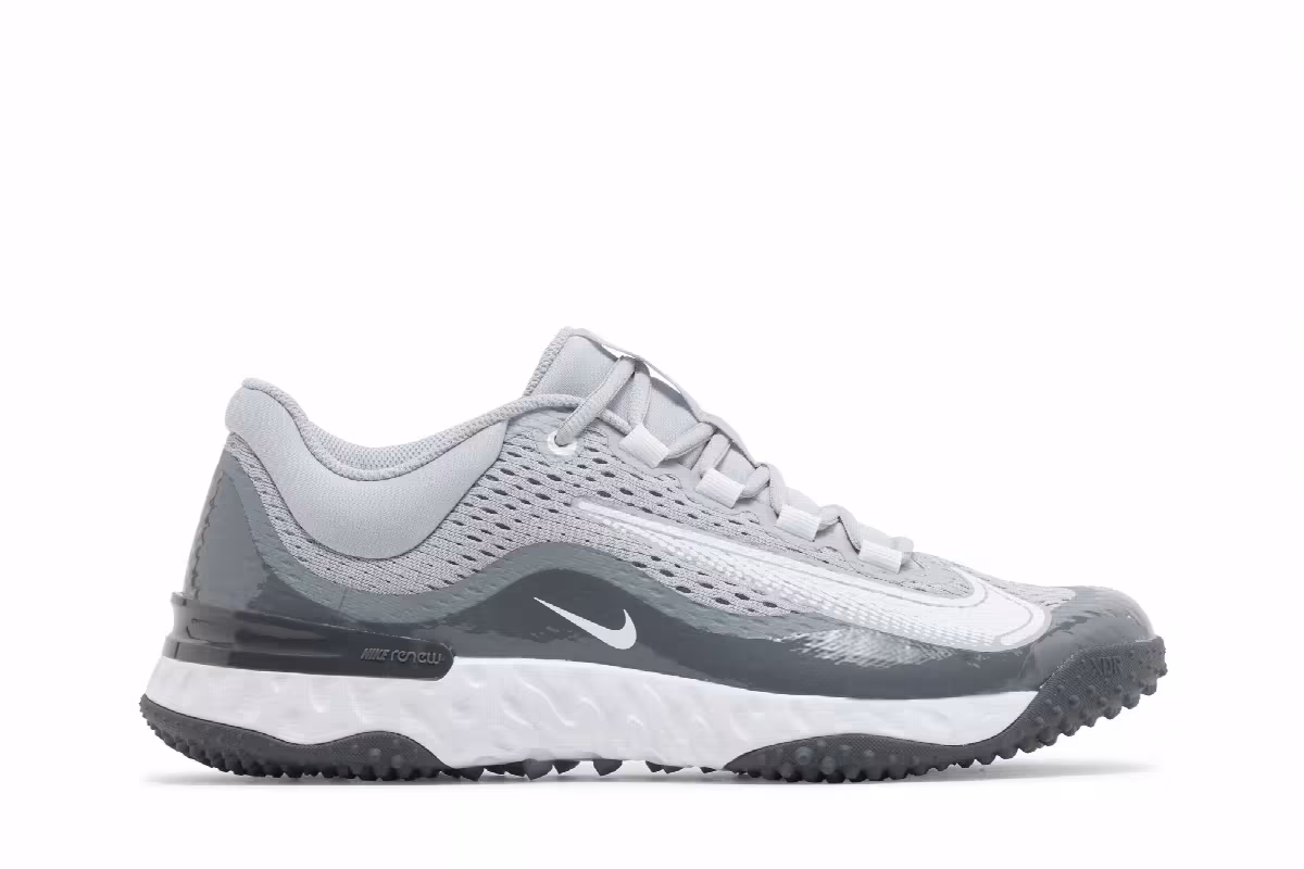 Nike Alpha Huarache Elite 4 TF Wolf Grey, view 2