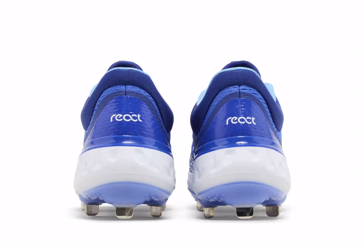 Nike Alpha Huarache Elite 4 Low Hyper Royal White, view 7