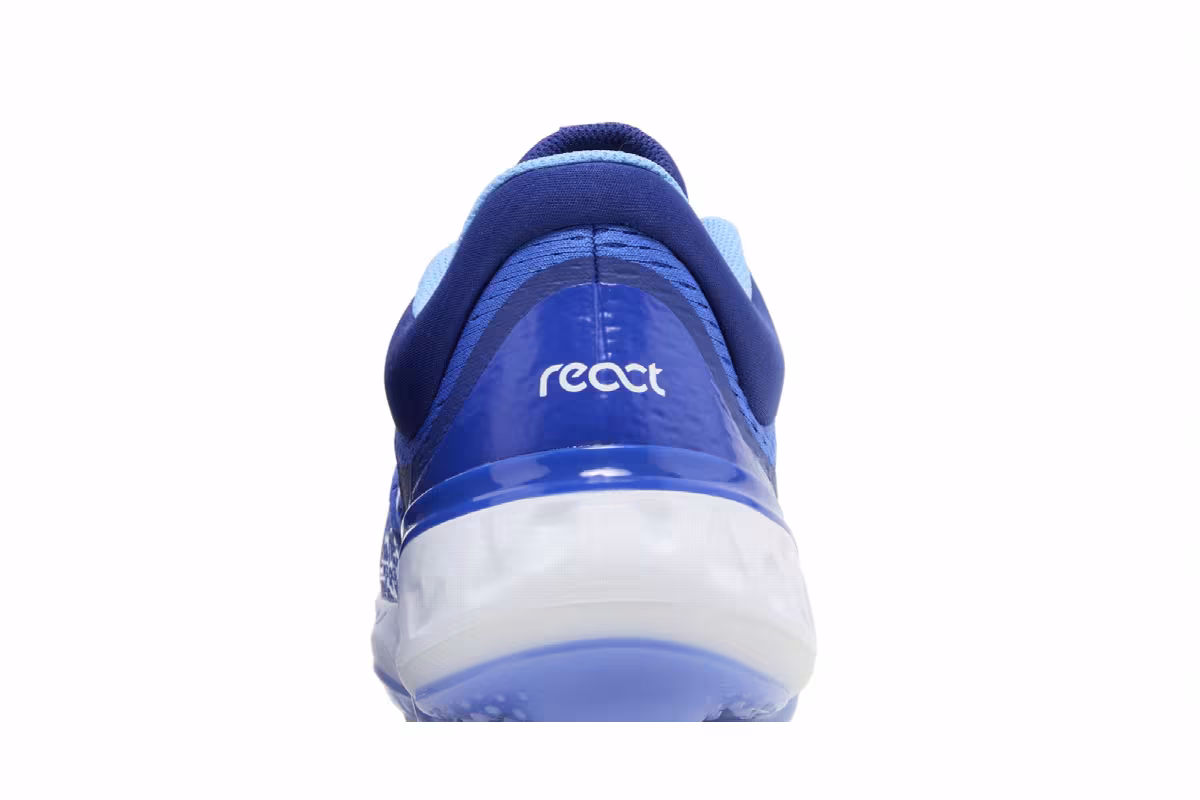 Nike Alpha Huarache Elite 4 Low Hyper Royal White, view 8