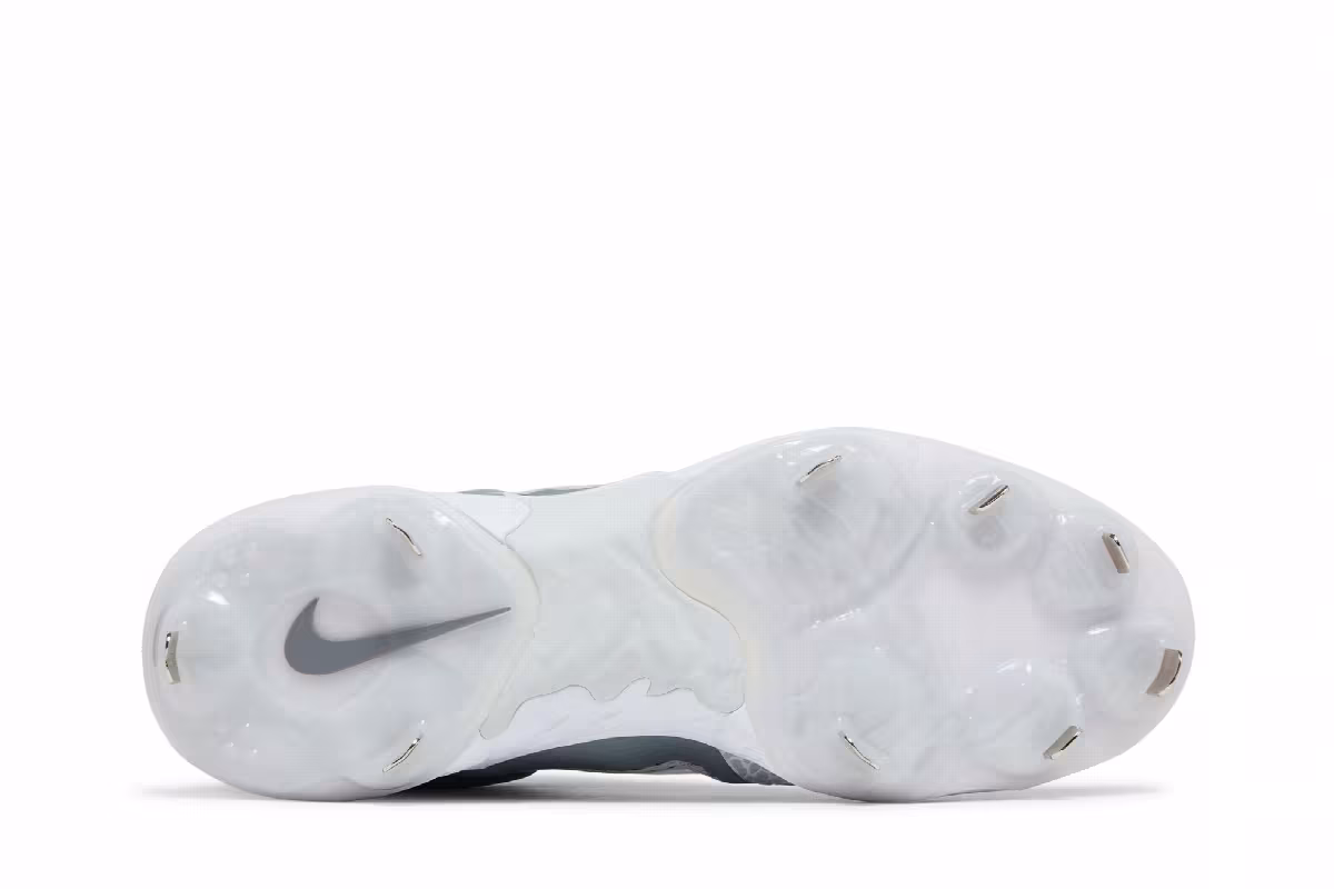 Nike Alpha Huarache Elite 4 Mid Wolf Grey White, view 5