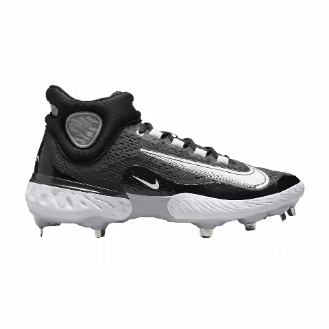 Nike Alpha Huarache Elite 4 Mid 'Black Dark Smoke Grey'