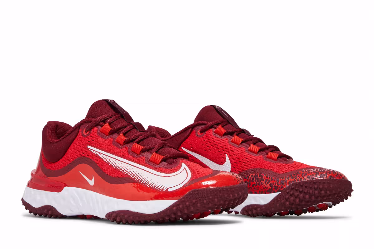 Nike Alpha Huarache Elite 4 TF University Red, view 9