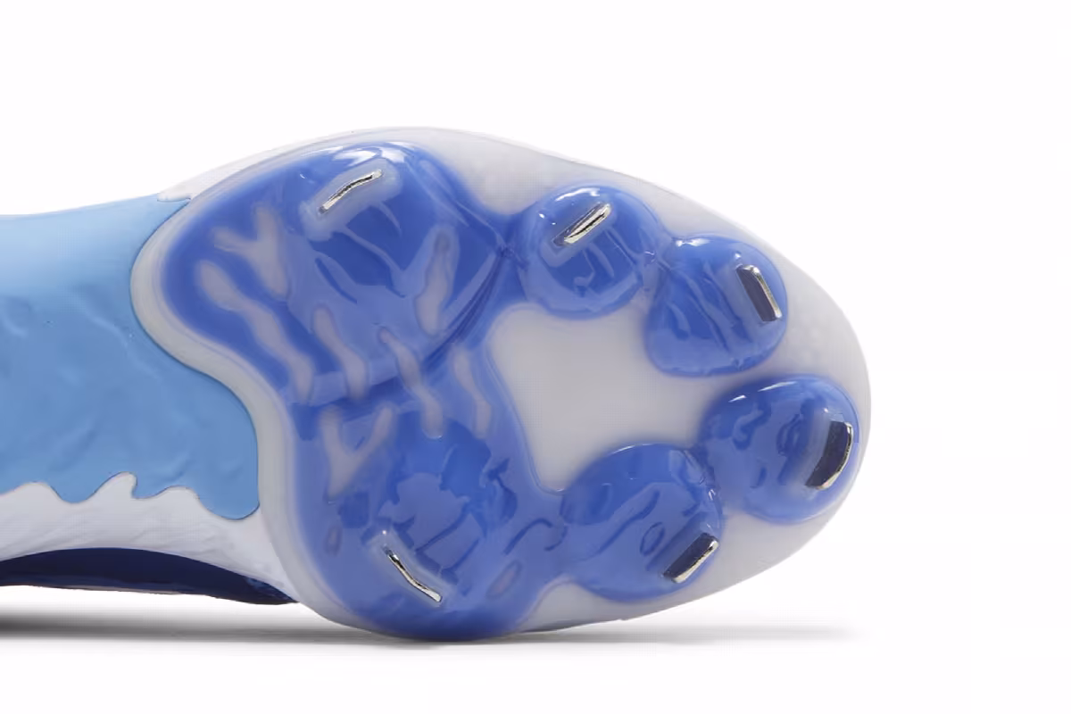 Nike Alpha Huarache Elite 4 Mid Hyper Royal White, view 6