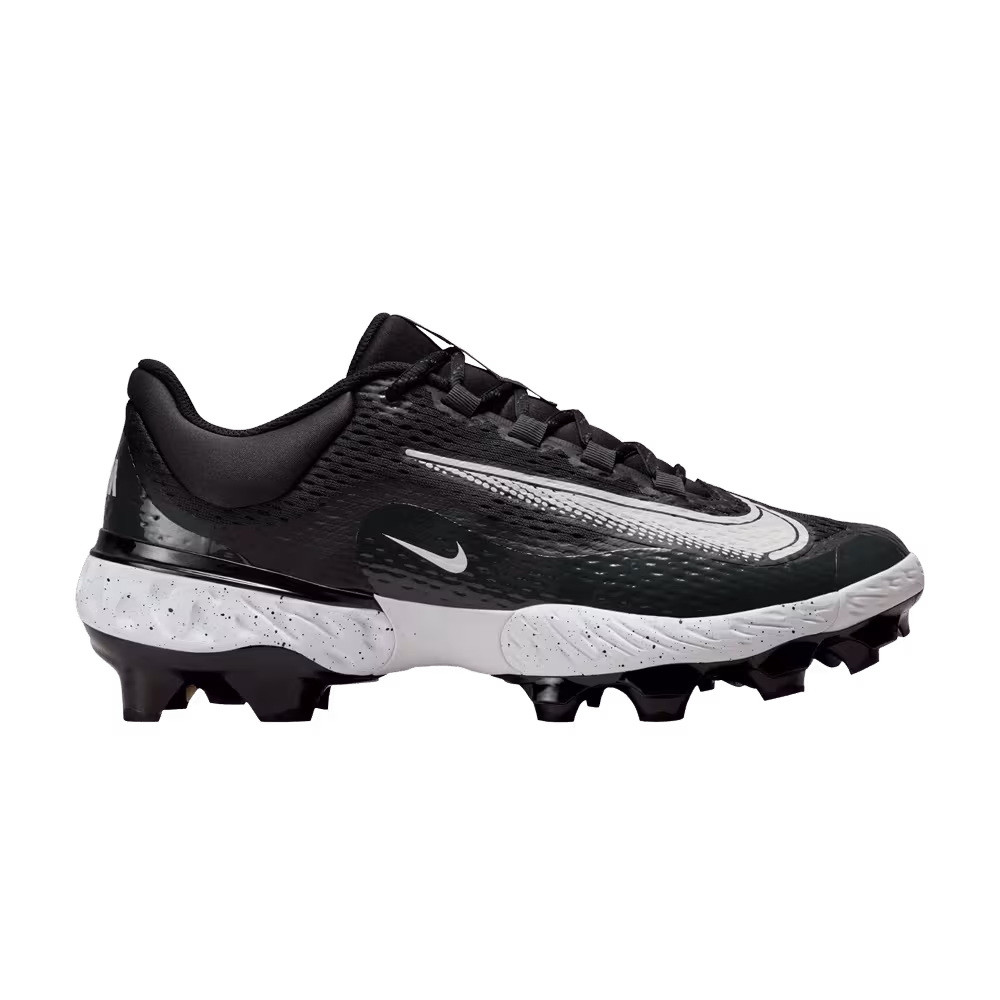 Nike Alpha Huarache Elite 4 Low MCS Black Dark Smoke Grey White