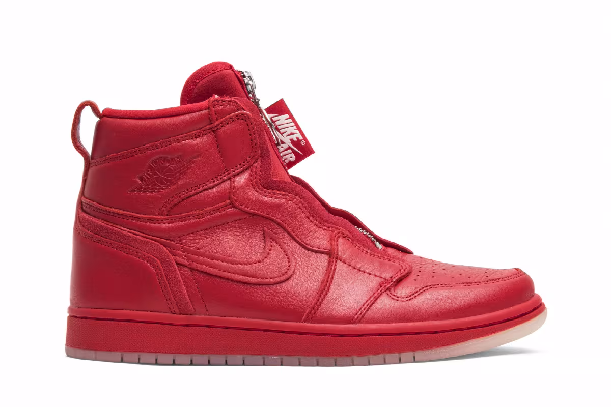 Anna Wintour x Women's Air Jordan 1 High Zip University Red, view 2