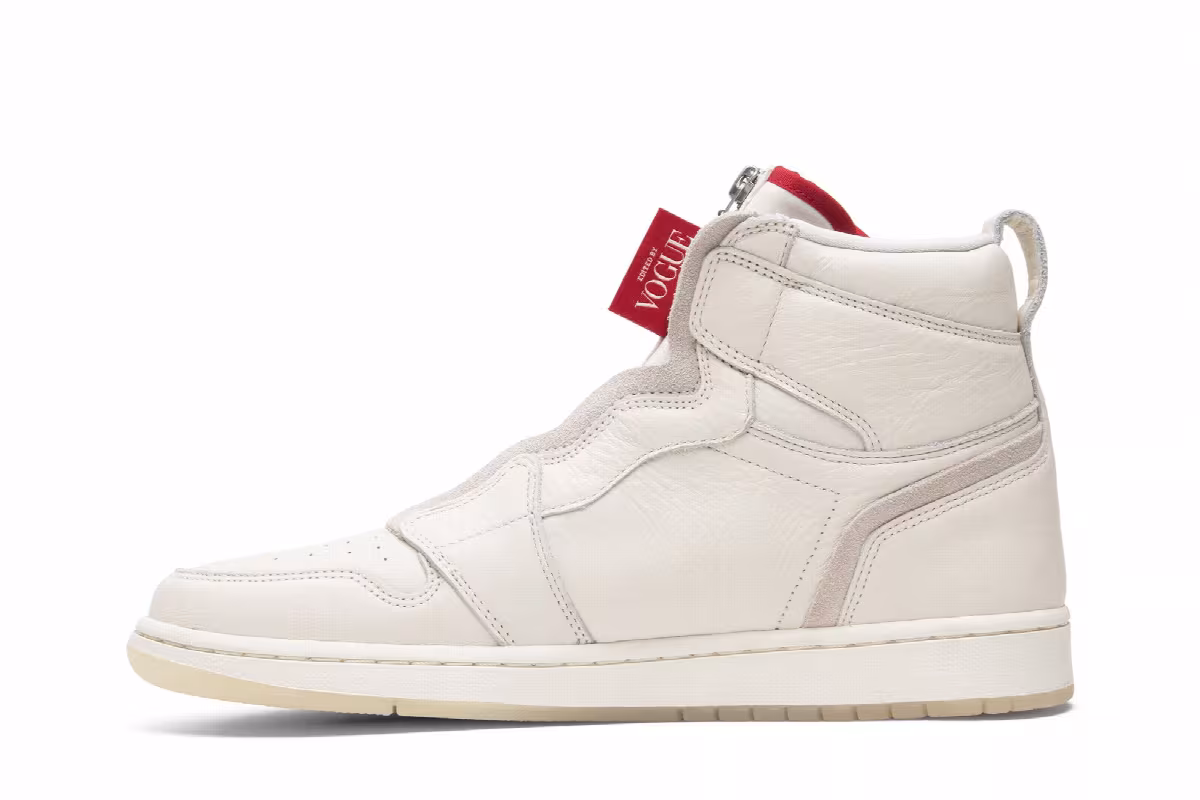Anna Wintour x Women's Air Jordan 1 High Zip Sail, view 4