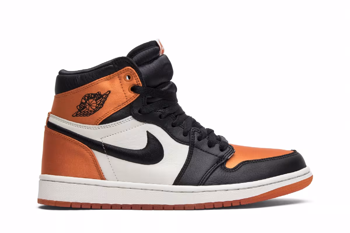 Women's Air Jordan 1 High OG Satin Shattered Backboard, view 2