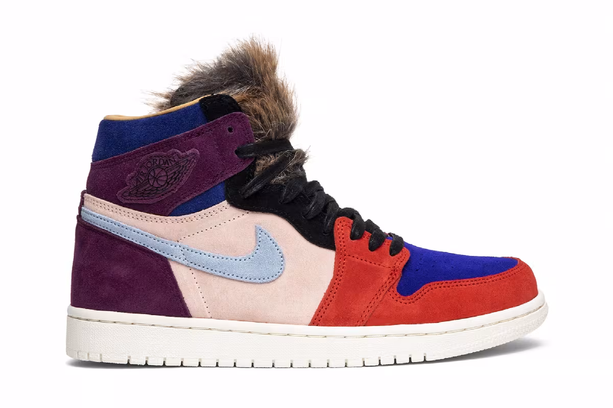 Aleali May x Women's Air Jordan 1 High Court Lux, view 2