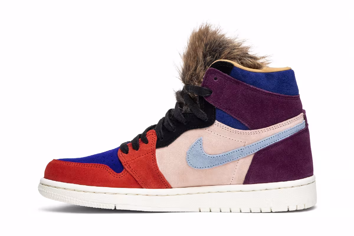 Aleali May x Women's Air Jordan 1 High Court Lux, view 4
