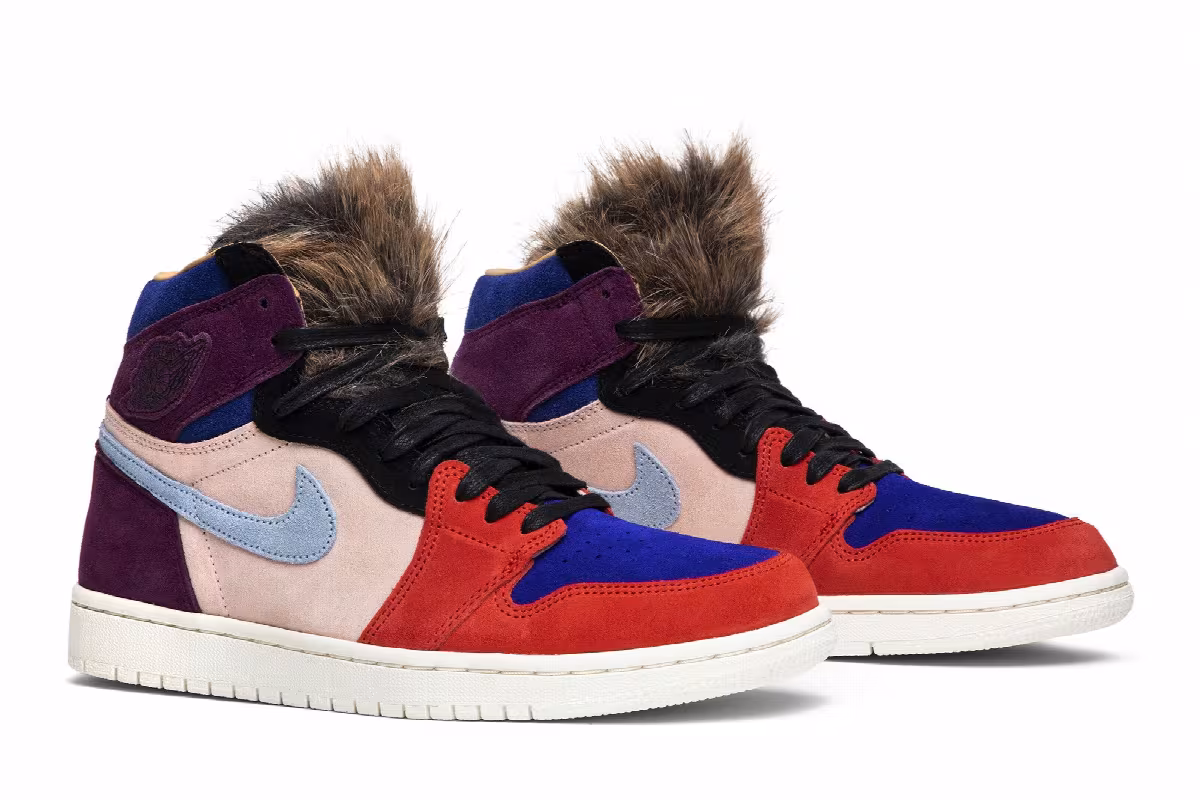Aleali May x Women's Air Jordan 1 High Court Lux, view 9