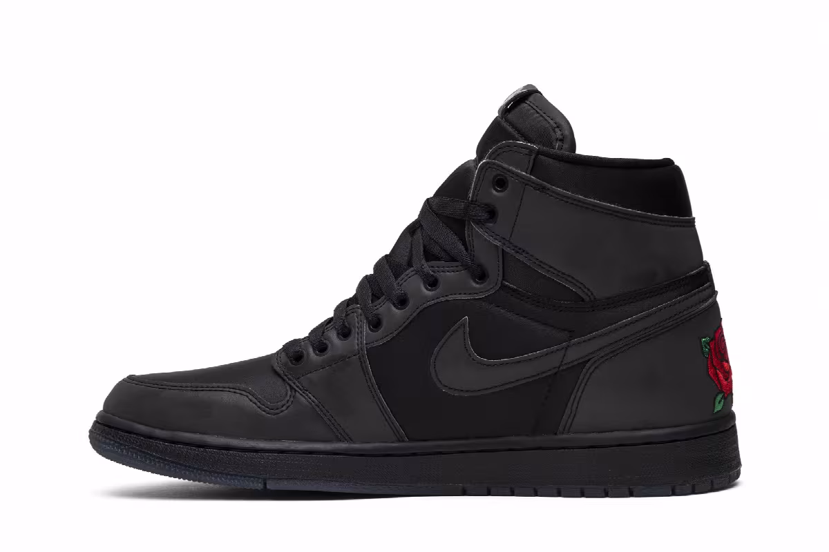 Rox Brown x Women's Air Jordan 1 High OG Black, view 4