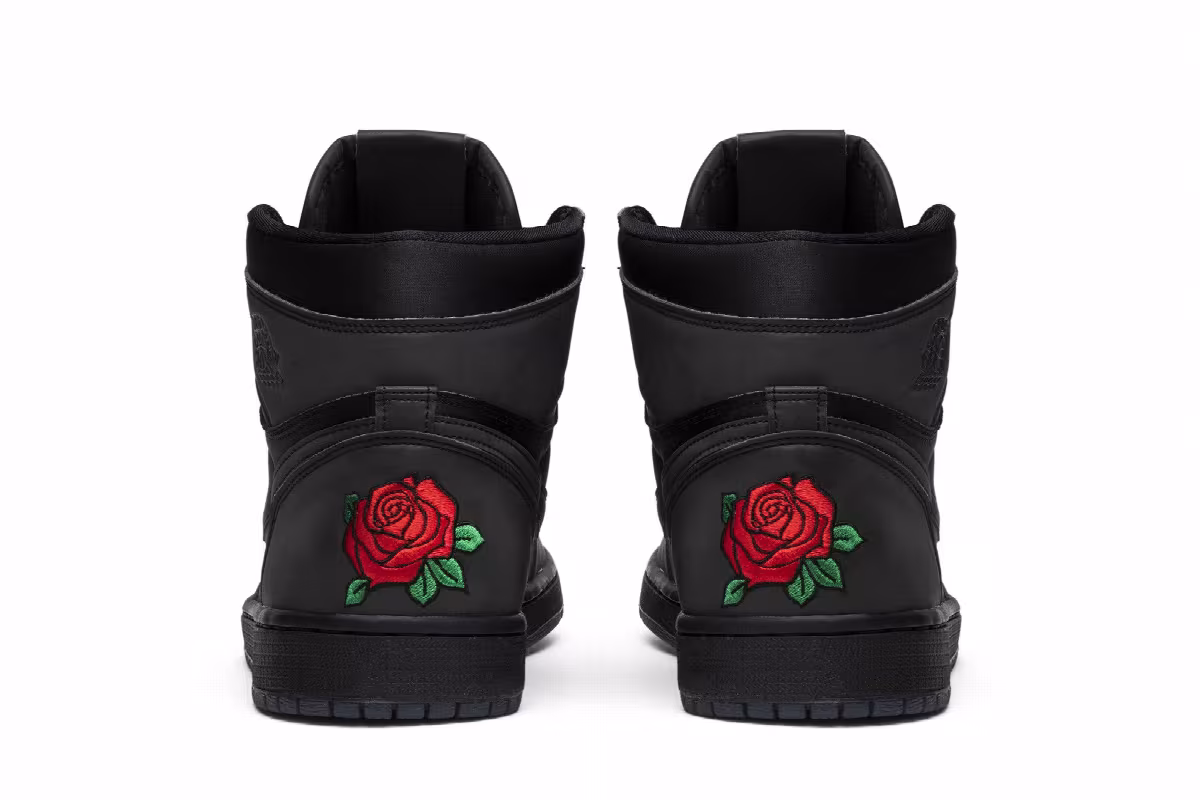 Rox Brown x Women's Air Jordan 1 High OG Black, view 7