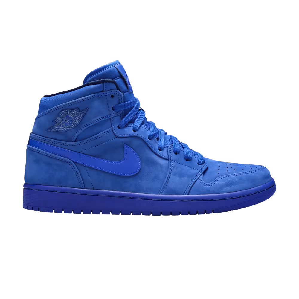 Women's Air Jordan 1 High Premium Blue Suede