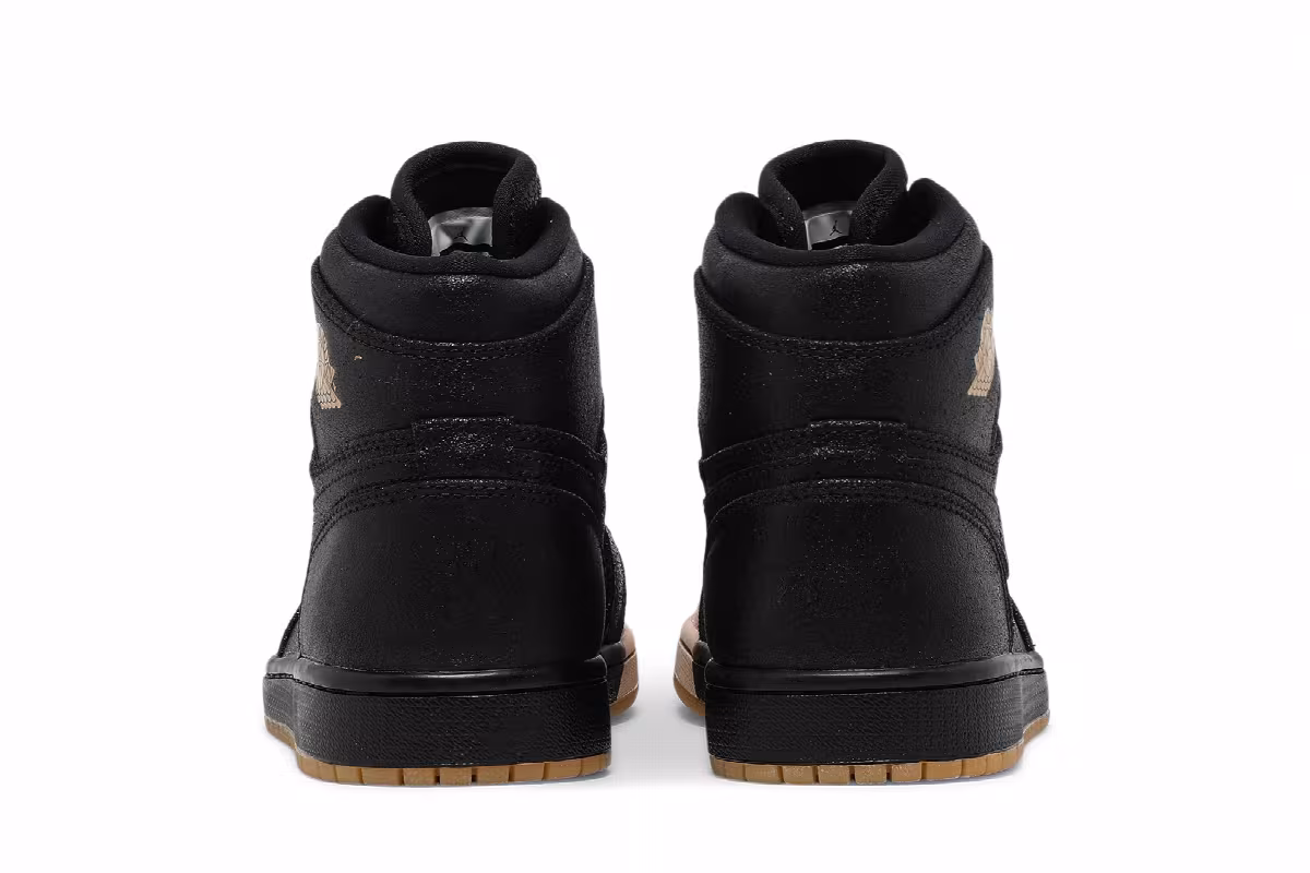 Women's Air Jordan 1 High Premium Dipped Toe - Black, view 7