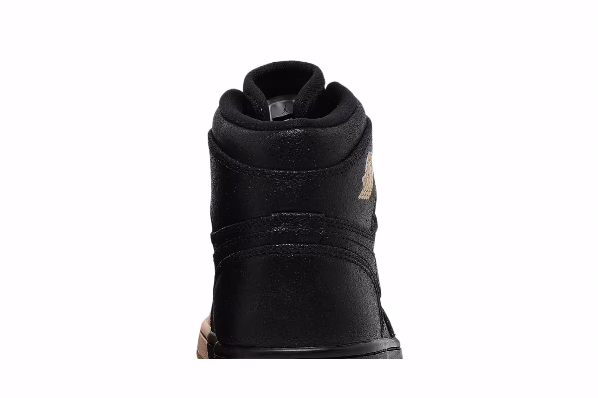 Women's Air Jordan 1 High Premium Dipped Toe - Black, view 8