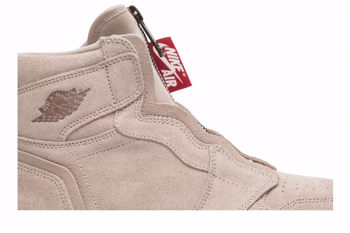 Women's Air Jordan 1 High Zip Partical Beige, view 3