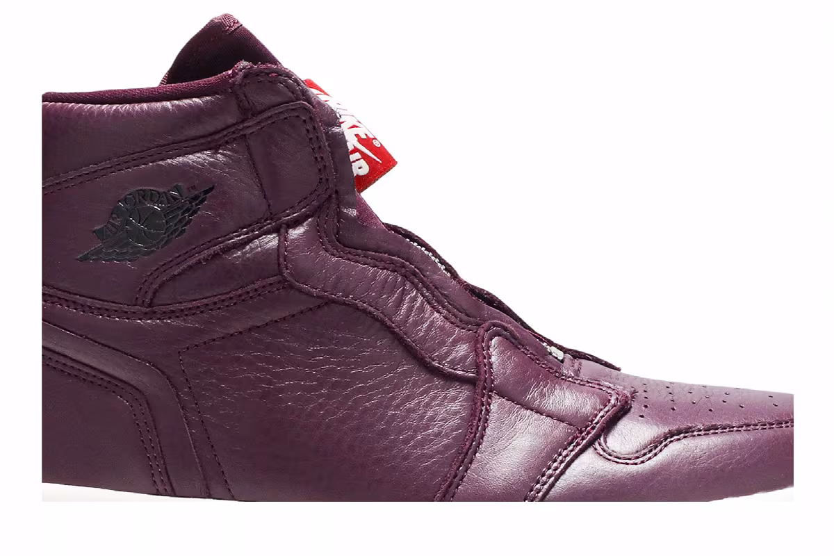 Women's Air Jordan 1 High Zip Bordeaux, view 3