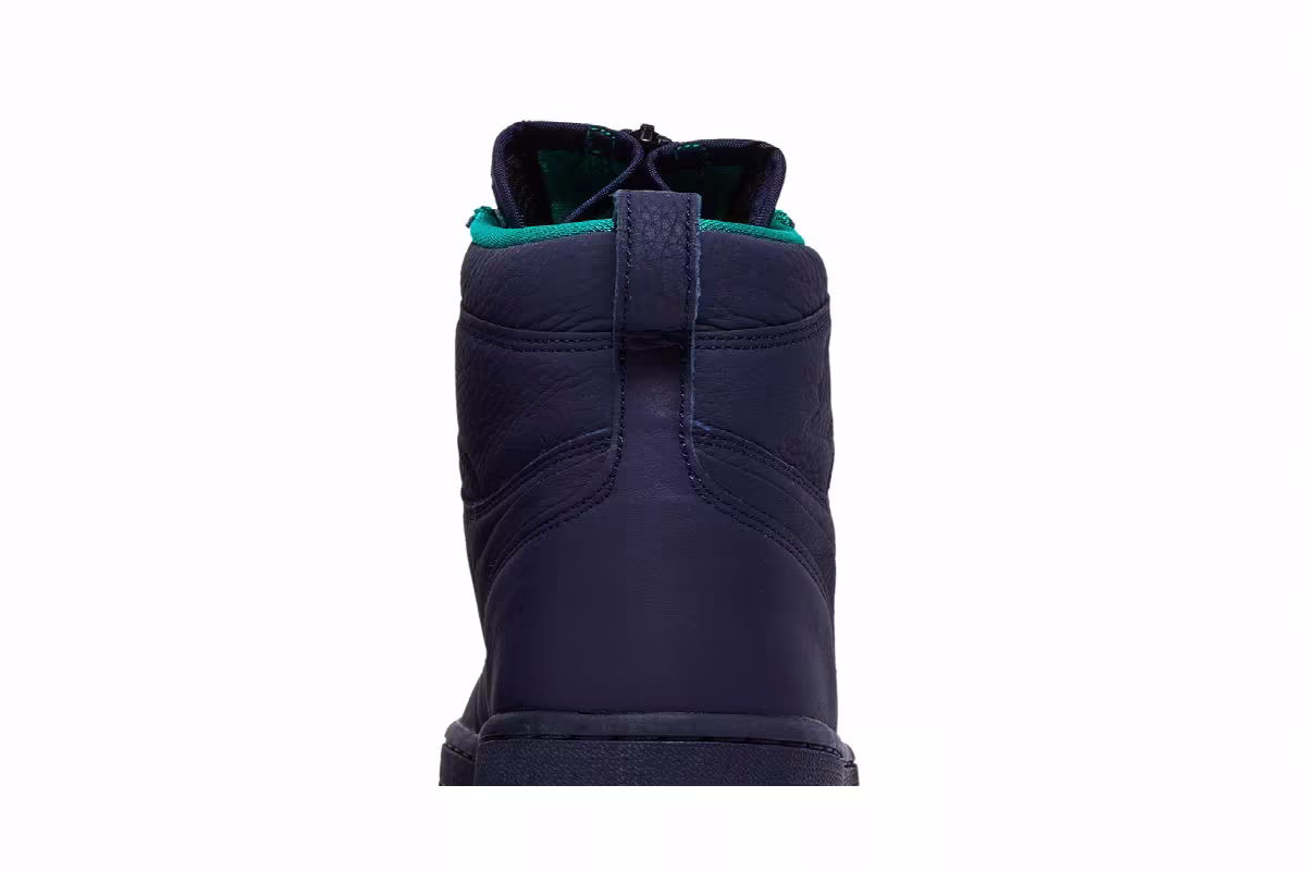 Women's Air Jordan 1 High Zip Blackened Blue, view 8