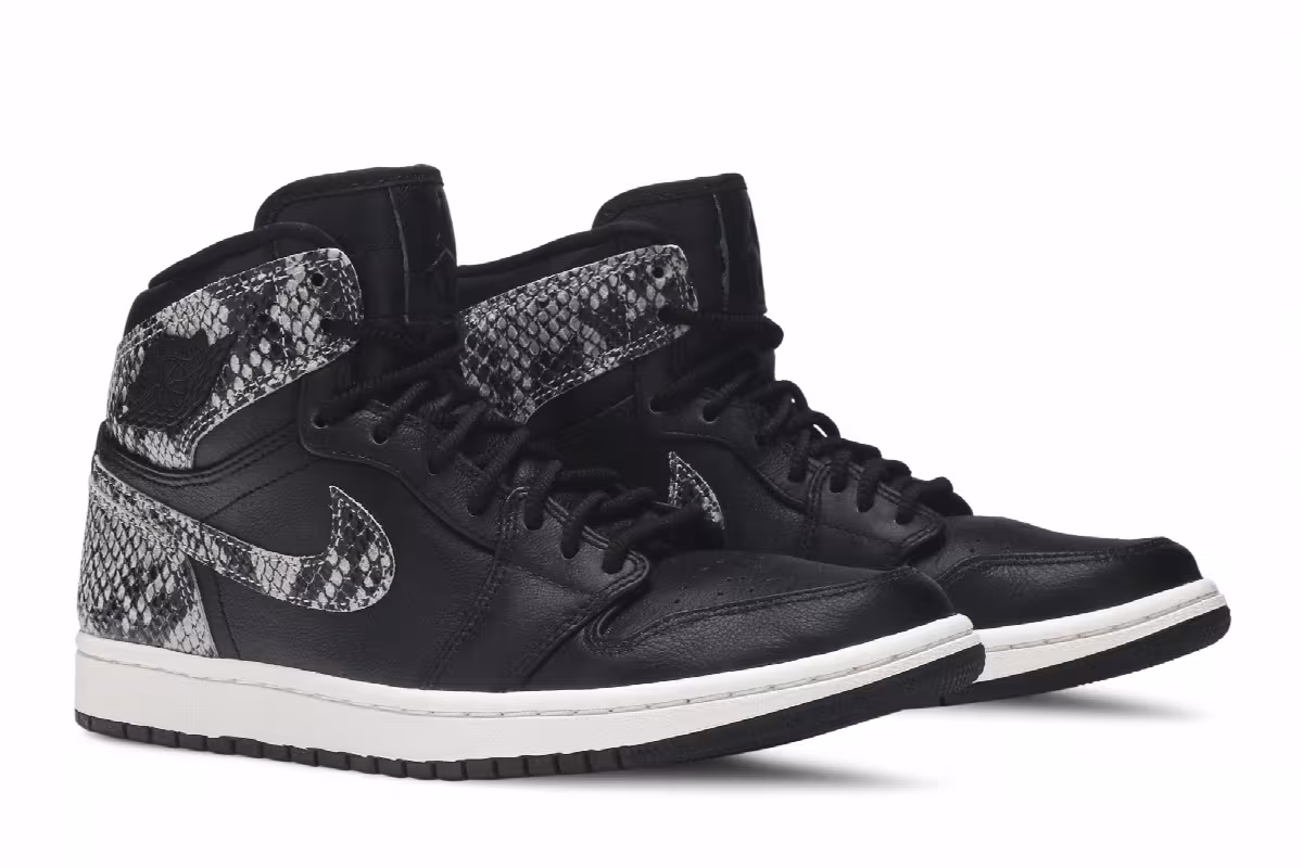 Women's Air Jordan 1 High Premium Snakeskin, view 9